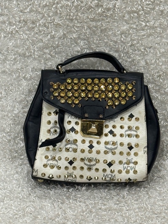 MCM Handbags - MCM Satchel Bag With Embellished Stones